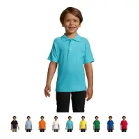 Polo SUMMER II KIDS 170 g/m² con stampa - SOL'S