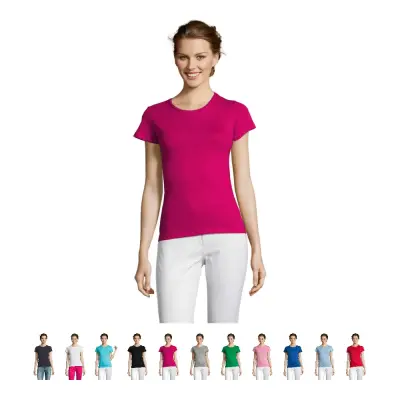 T-shirt donna MISS personalizzata in cotone 150g - SOL'S - Immagine 1
