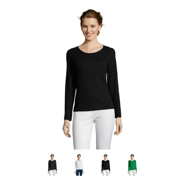T-shirt donna MAJESTIC 150 g/m² con stampa del tuo logo - SOL'S - Immagine 1