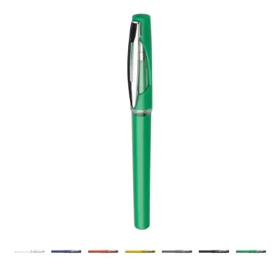 Penna roller in ABS con refill gel nero Karin