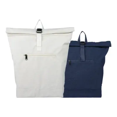 Zaino roll-top THADDEUS in policotone riciclato 330 g/m2
