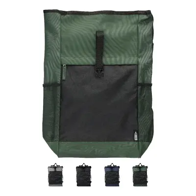 Zaino roll-top YANI rPET 600D personalizzabile - Immagine 1