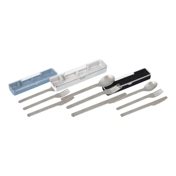 Porta pranzo set posate BRISIO 3 pz in acciaio inox - Immagine 1