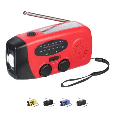 Radio d'emergenza SOLAN riciclata, 1200 mAh