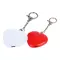Portachiavi con torcia GLEAMO cuore 10 LED ricaricabile USB-C - Anteprima 1