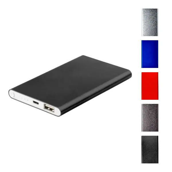Powerbank in alluminio 4.000 mAh Ezra - Immagine 1