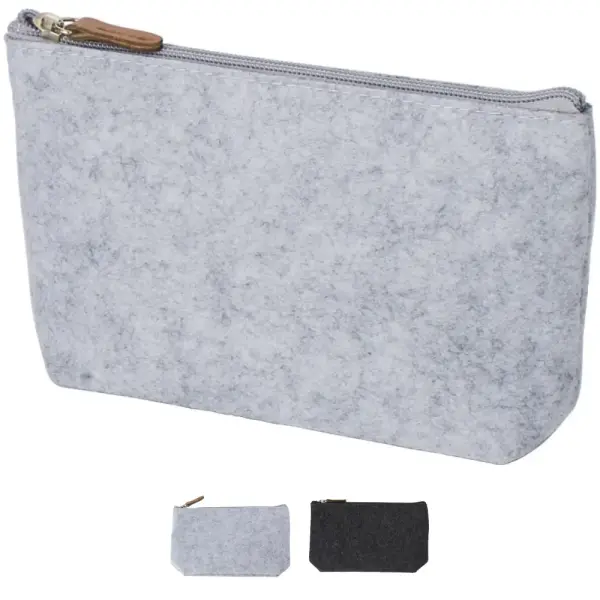 Beauty case in feltro rPET Lucy - Immagine 1