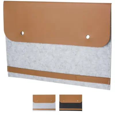 Borsa per laptop in feltro rPET Jonathan - Immagine 1