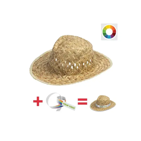 Cappello in paglia LEAFRA - Immagine 1