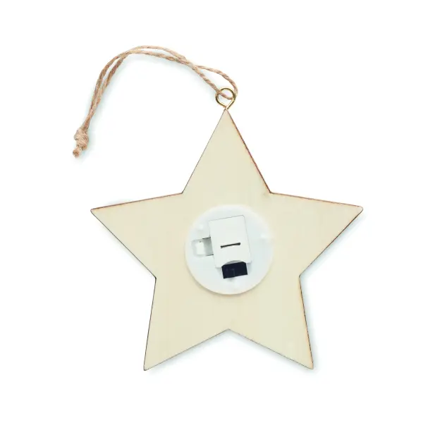 Stella natalizia STARLIGHT in MDF personalizzata - Immagine 2
