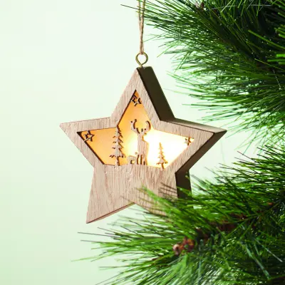 Stella natalizia STARLIGHT in MDF personalizzata - Immagine 4