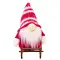 Gnomo decorativo FROSTY SLEIGH 24x38x51 cm con stampa - Anteprima 4
