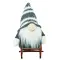Gnomo decorativo FROSTY SLEIGH 24x38x51 cm con stampa - Anteprima 10