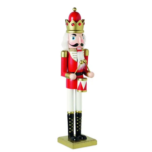 Schiaccianoci natalizio SUPER JOLY in legno FSC personalizzato - Immagine 1