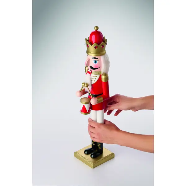 Schiaccianoci natalizio SUPER JOLY in legno FSC personalizzato - Immagine 2