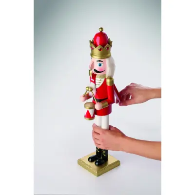 Schiaccianoci natalizio SUPER JOLY in legno FSC personalizzato - Immagine 3
