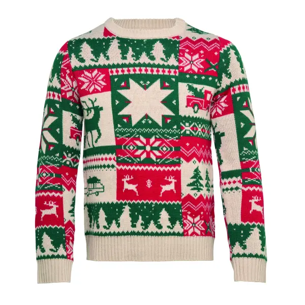 Maglione natalizio SHIMIS S-M personalizzato con stampa - Immagine 1