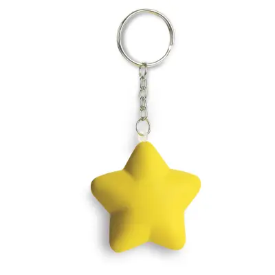 Portachiavi antistress a forma di stella
