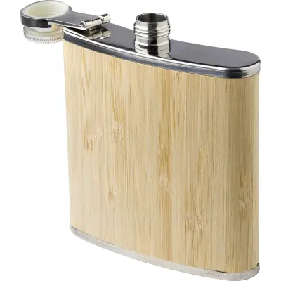Fiaschetta in acciaio inox e bamboo Hayden - Immagine 2