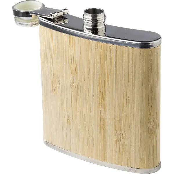 Fiaschetta in acciaio inox e bamboo Hayden - Immagine 2
