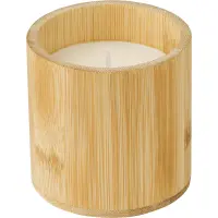 Candela in bambù ELI cera vegetale promozionale