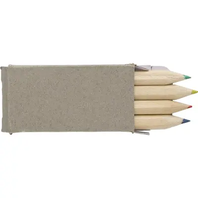 Set 4 mini matite in legno personalizzabili Kai - Immagine 3