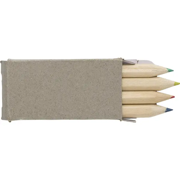 Set 4 mini matite in legno personalizzabili Kai - Immagine 3
