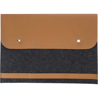 Borsa per laptop in feltro rPET Jonathan - Immagine 5