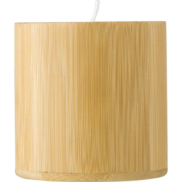 Candela in bambù ELI cera vegetale promozionale - Immagine 4
