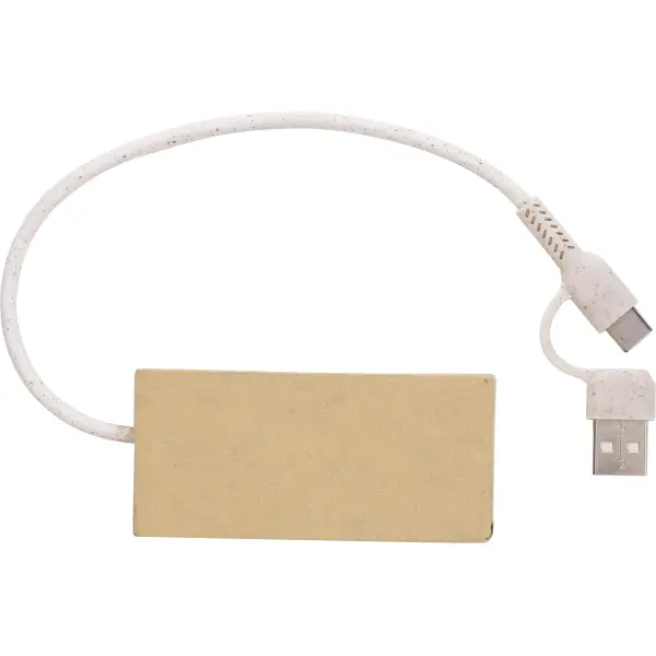 Stazione Hub con quattro porte USB in alluminio Paulo - Immagine 4
