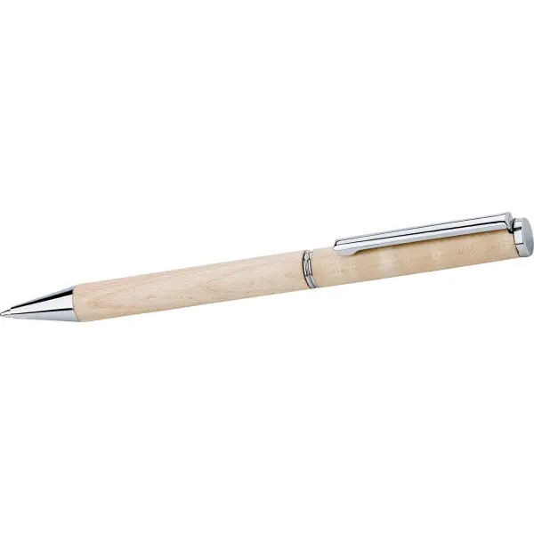 Penna a sfera in legno di acero Lucienne - Immagine 1
