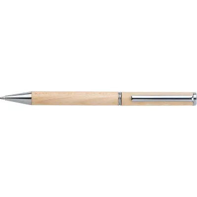 Penna a sfera in legno di acero Lucienne - Immagine 4