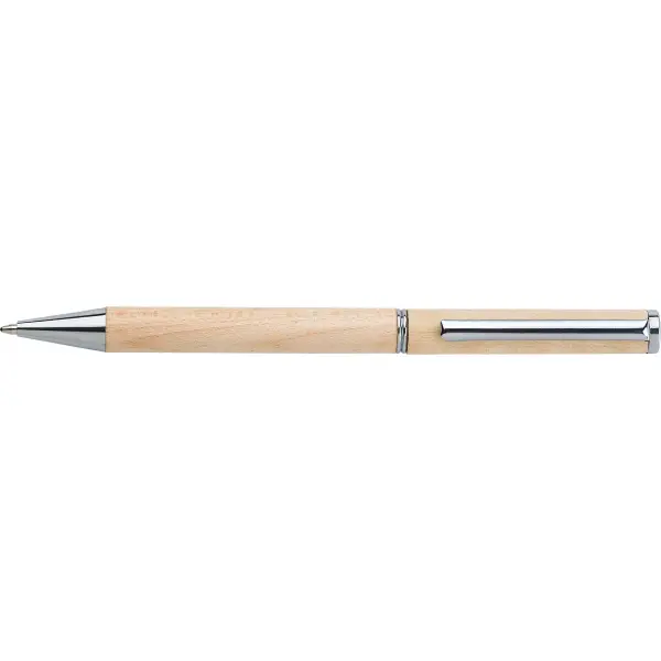Penna a sfera in legno di acero Lucienne - Immagine 4