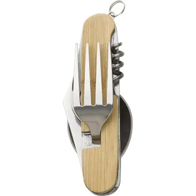Set di posate multifunzionali in bamboo Ainsley - Immagine 7