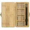 Set attrezzi 25 pezzi custodia in bamboo Willow - Anteprima 2