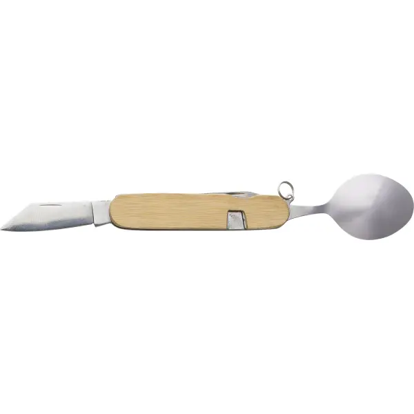 Set di posate multifunzionali in bamboo Ainsley - Immagine 5