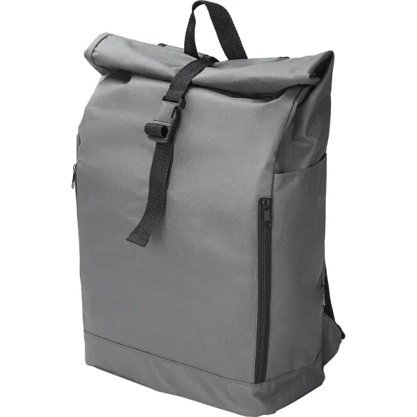 Zaino rolltop in poliestere rPET Evie - Immagine 1