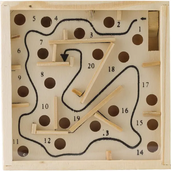 Gioco di pazienza labirindo in legno Joel - Immagine 3