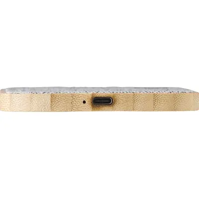 Caricabatterie wireless in bamboo Moses - Immagine 2