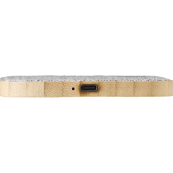 Caricabatterie wireless in bamboo Moses - Immagine 2