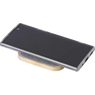 Caricabatterie wireless in bamboo Moses - Immagine 3