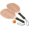 Set racchettoni in palissandro e compensato Sergio - Anteprima 1