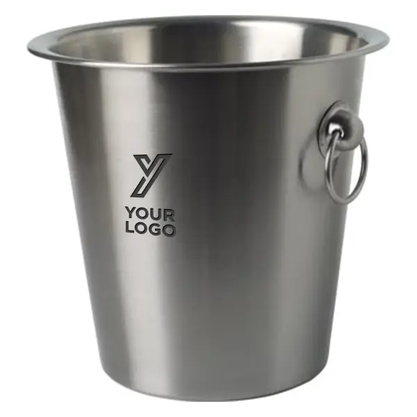 Secchiello champagne in acciaio inox Hester - Immagine 4