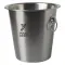 Secchiello champagne in acciaio inox Hester - Anteprima 4