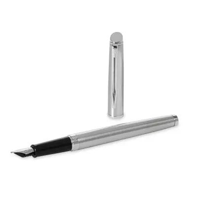 Penna stilografica WATERMAN acciaio inox personalizzata