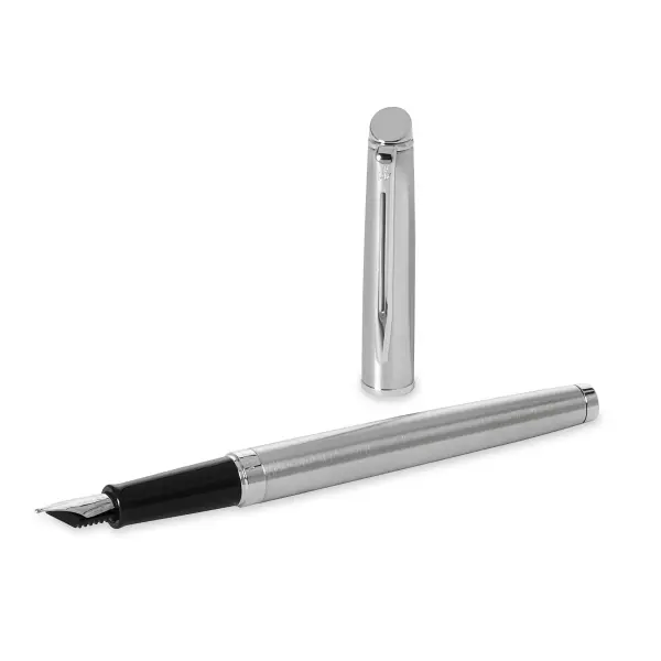 Penna stilografica WATERMAN acciaio inox personalizzata - Immagine 1
