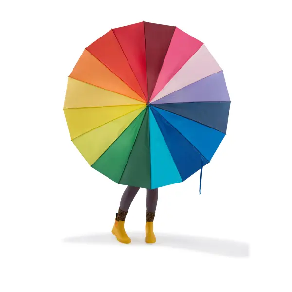 Ombrello arcobaleno 16 pannelli Haya - Immagine 2