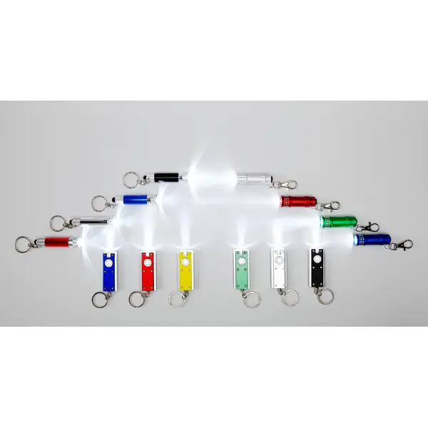 Portachiavi con luce Led in alluminio Audrey - Immagine 2