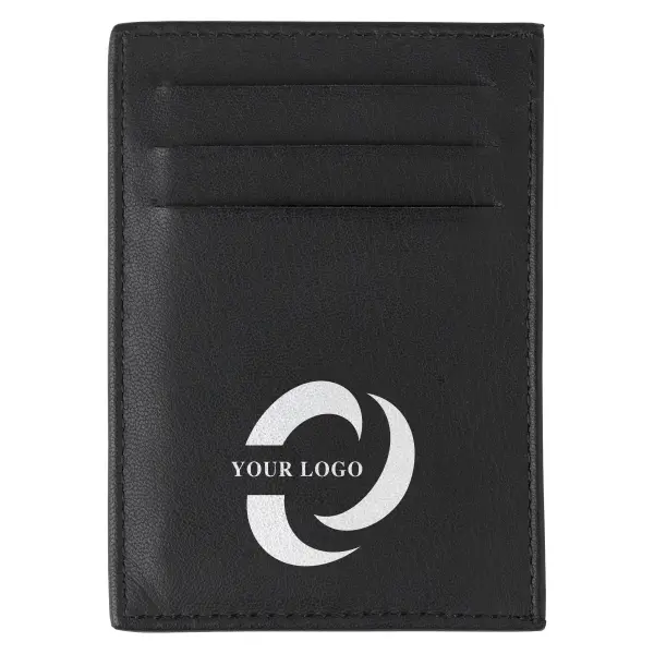 Porta carta di credito RFID in pelle Logan - Immagine 3