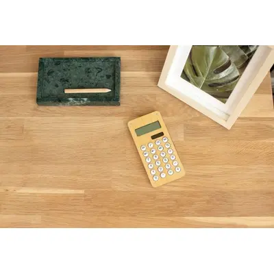 Calcolatrice in bamboo e ABS Thomas - Immagine 4